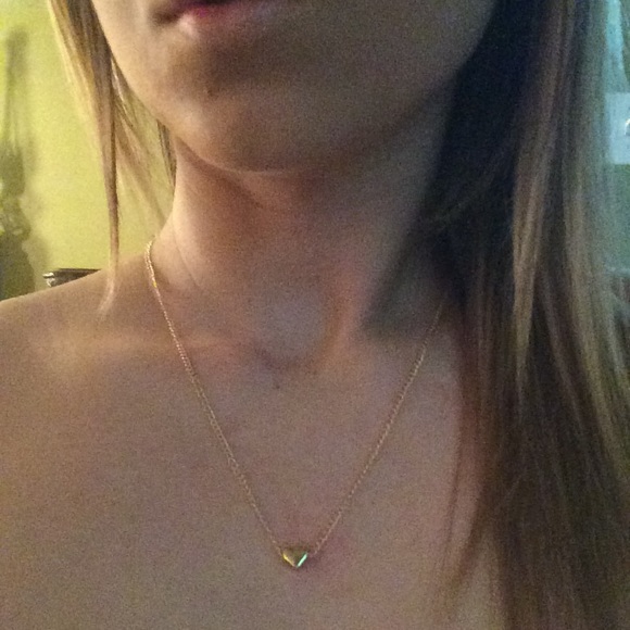 Gold heart ❤️ necklace - Picture 3 of 4